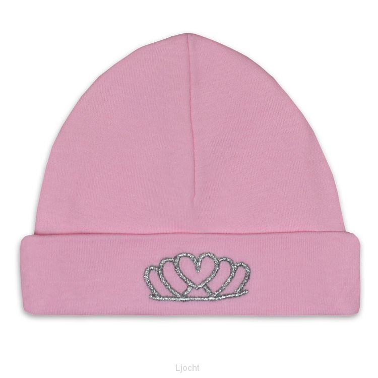 Babymuts tiara pink