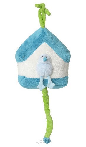 Birdy musical blauw 14cm