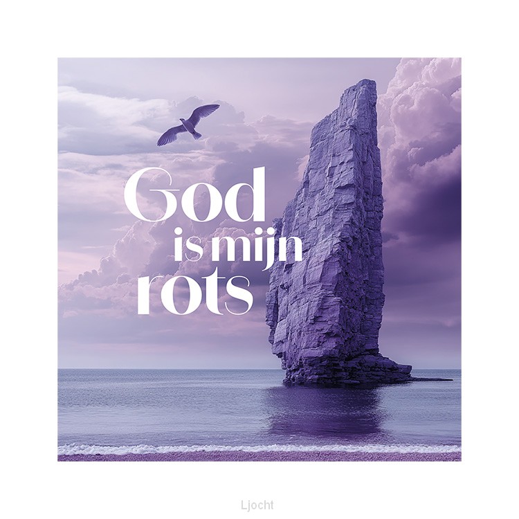 Kaart God is mijn Rots