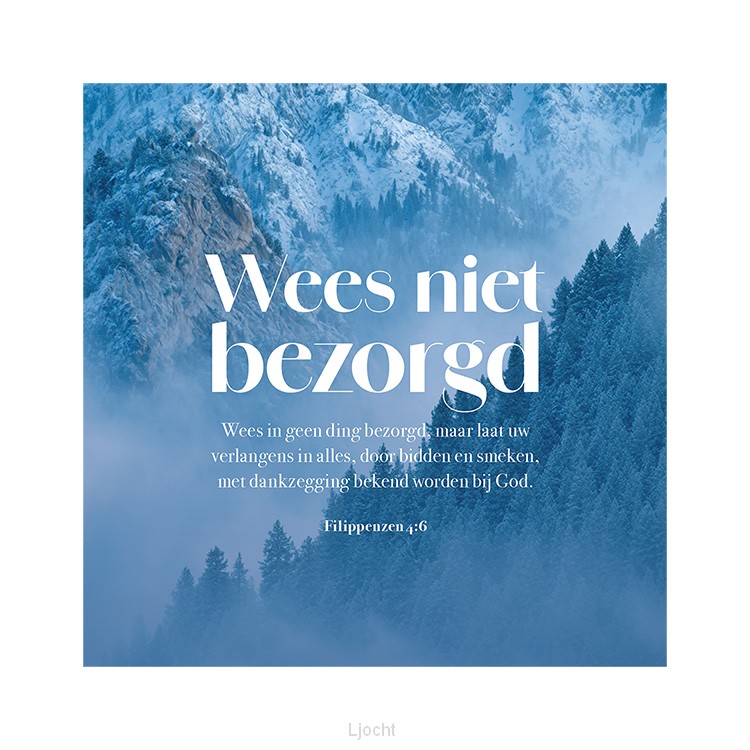 Kaart Wees niet bezorgd