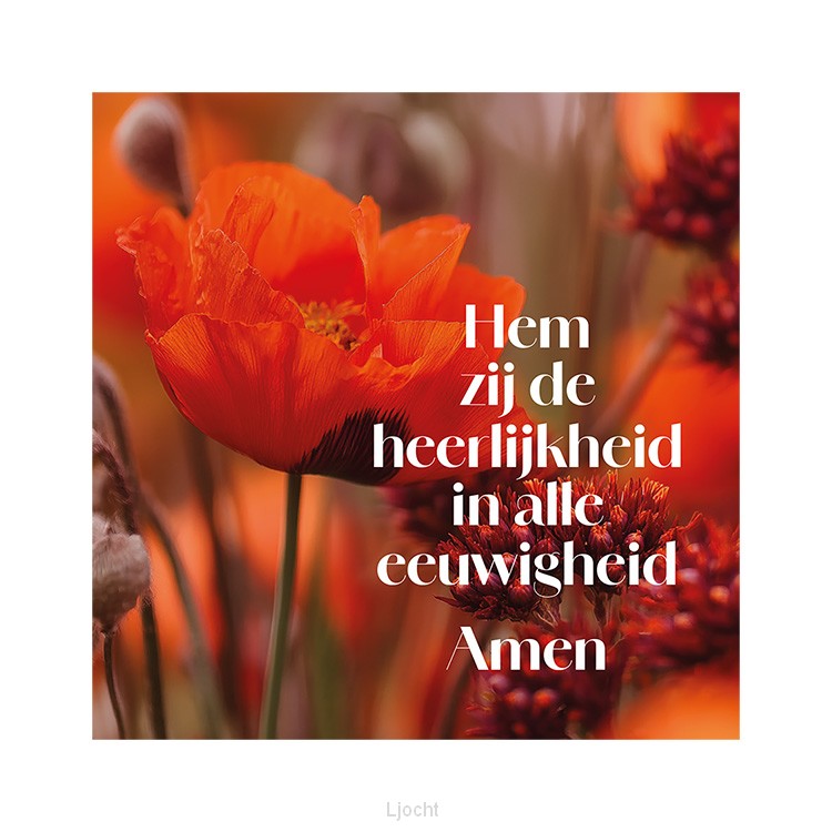 Kaart Hem zij de heerlijkheid