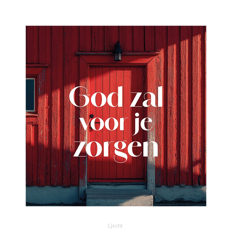 Kaart God zal voor je zorgen