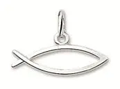 925 Hanger Ichtus zilver