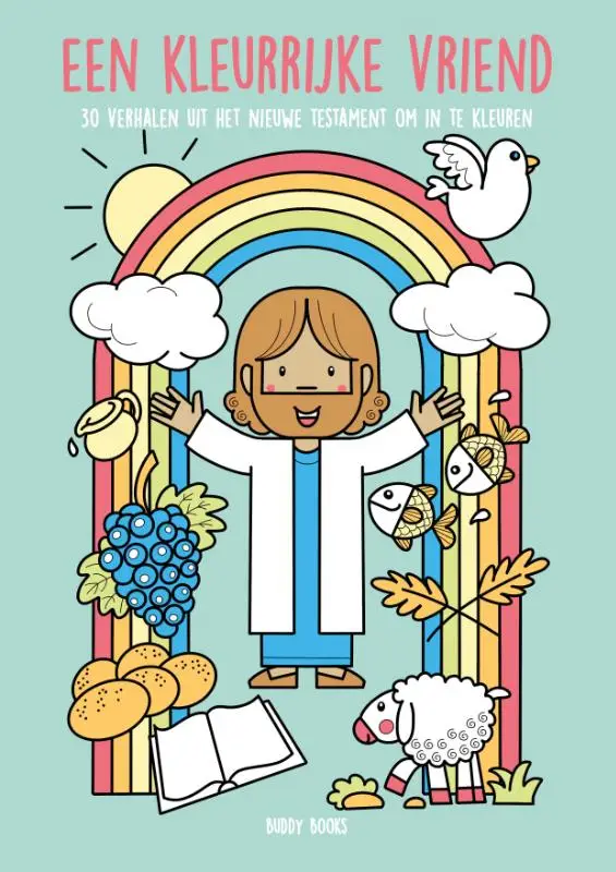 Kleurrijke vriend Kleurboek