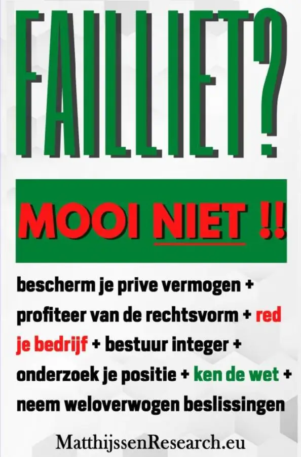 Failliet ? Mooi Niet !!
