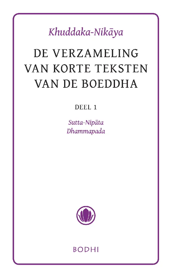 Khuddaka-Nikaya / 1 Sutta-Nipata & Dhammapada