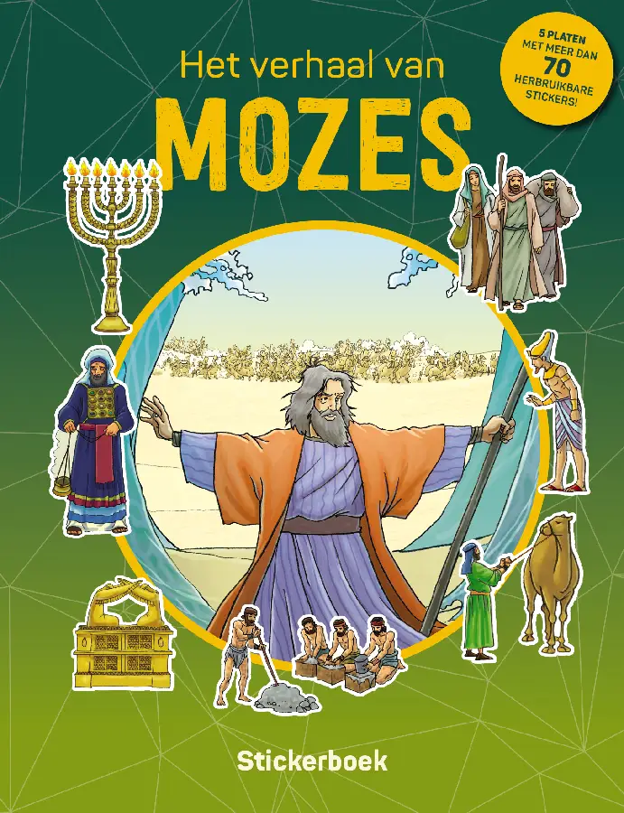 Verhaal van mozes Stickerboek