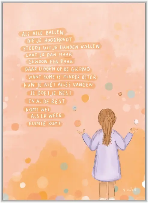 Als alle ballen die je hoog houdt