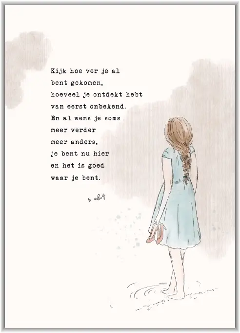 Kijk hoe ver je al bent gekomen