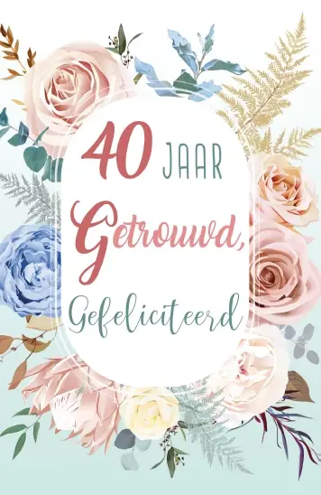 40 jaar getrouwd