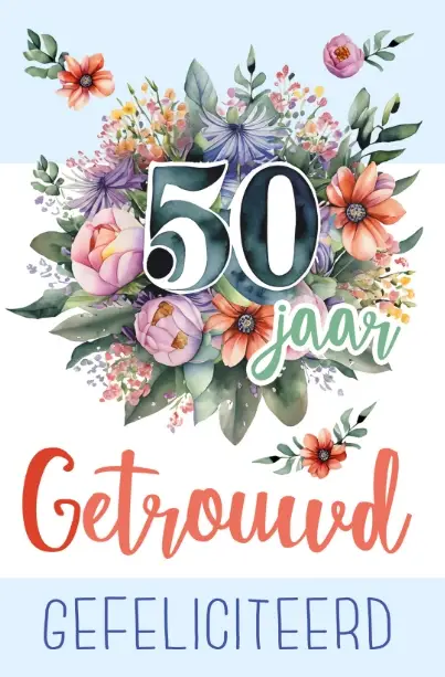50 jaar getrouwd