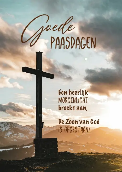 Prentbriefkaart Goede Paasdagen
