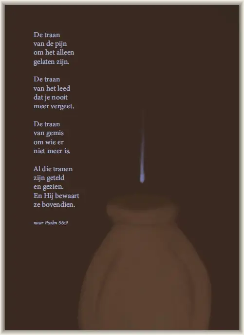 De traan van de pijn