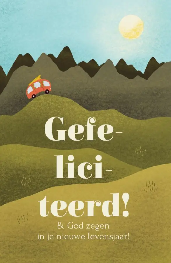 Gefeliciteerd & Gods zegen