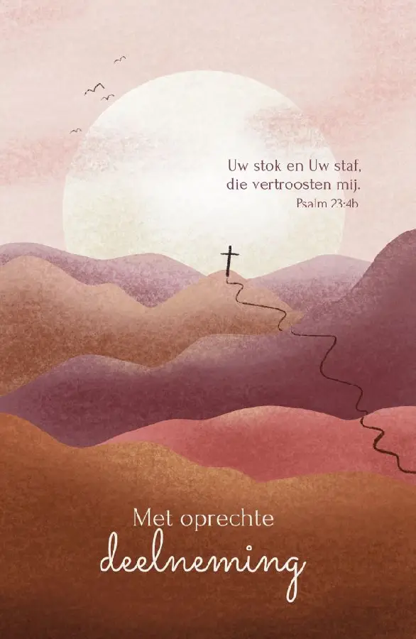 Met oprechte deelneming