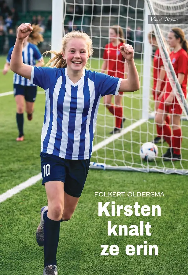 Kirsten knalt ze erin