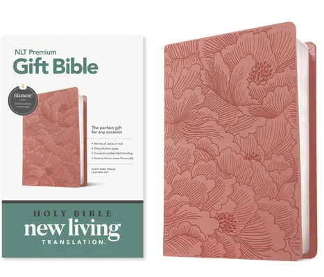 NLT Premium Gift Bible, Dusty Pink