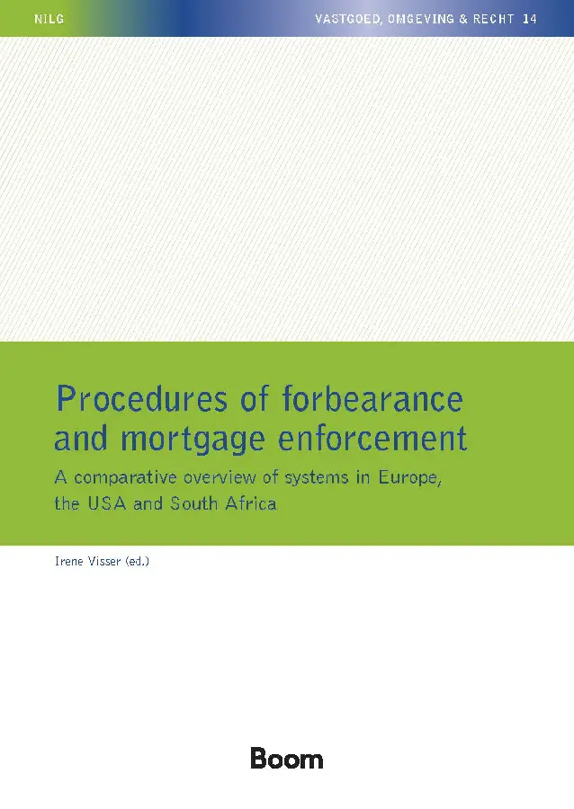 Procedures of forbearance and mortgage enforcement
