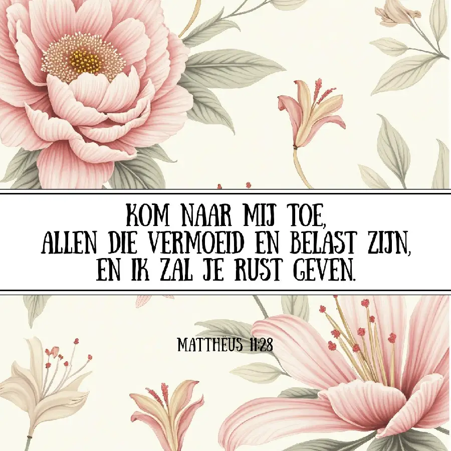 Tegel met houder, Kom naar Mij toe