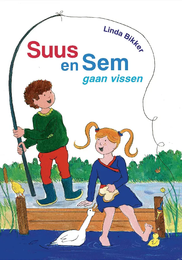 Suus en Sem gaan vissen