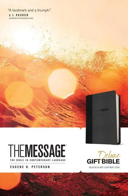 Message deluxe Gift Bible - zwgrijs