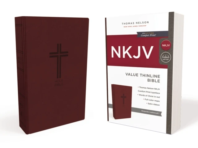 NKJV Thinline Burgundy Leathersoft