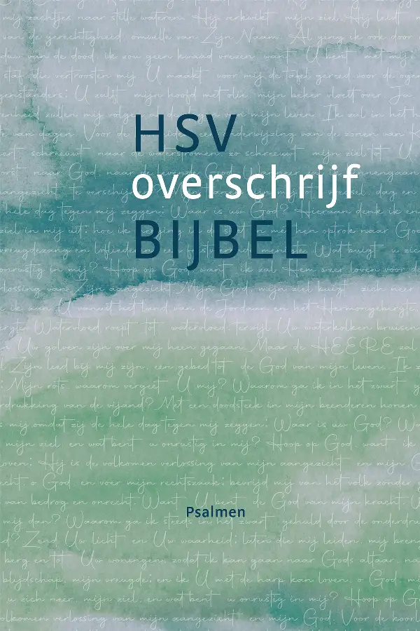 Overschrijfbijbel psalmen HSV