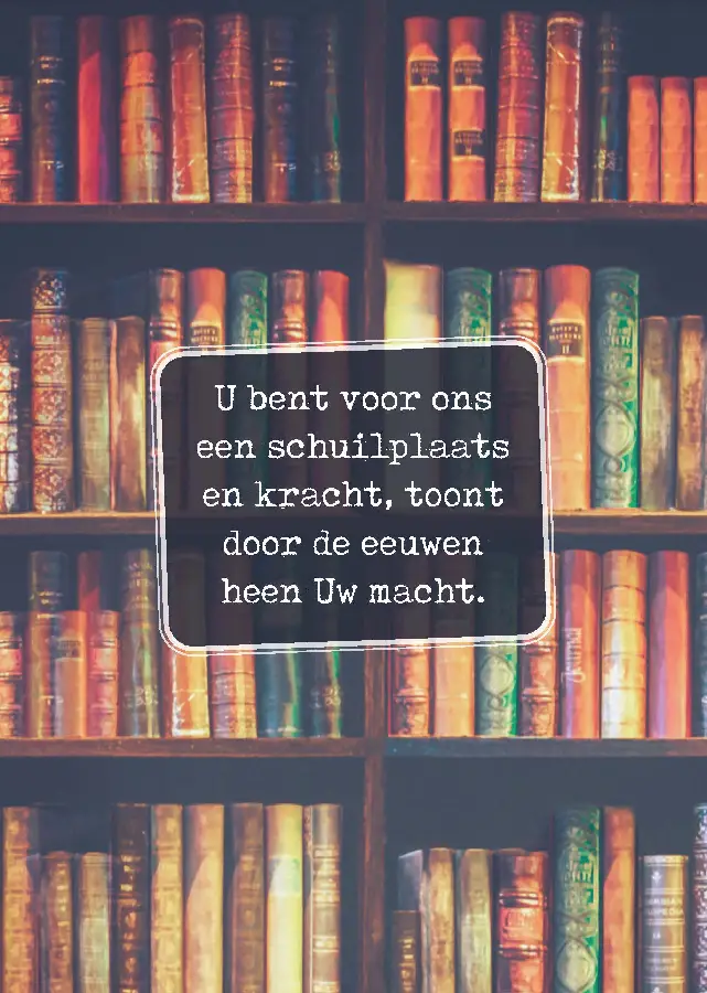 Wenskaart U bent voor ons een schuilpl 1