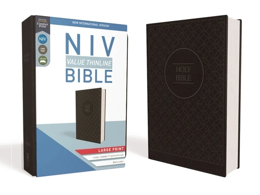 NIV LP Value Bible Black/Grey, Imitation
